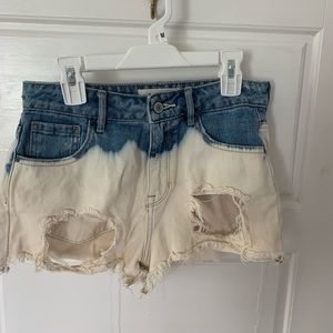PacSun Acid Washed Denim Shorts